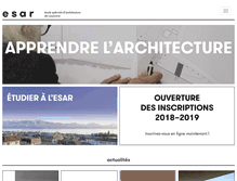 Tablet Screenshot of e-sar.ch